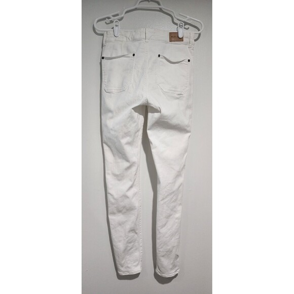 M.i.h Womens Cotton-Blend Bodycon High-Rise Skinny Jeans Power White MIH Size 29 - Picture 2 of 6
